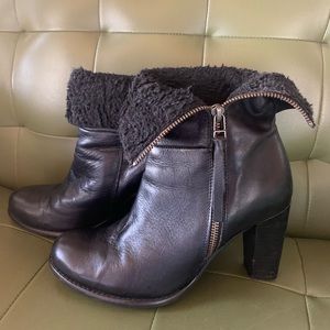 Catherine Malandrino Shearling Ankle Boot/Bootie